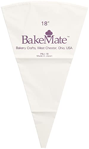 BakeMate 18" Reusable Pastry Bag for Cake Piping & Decorating