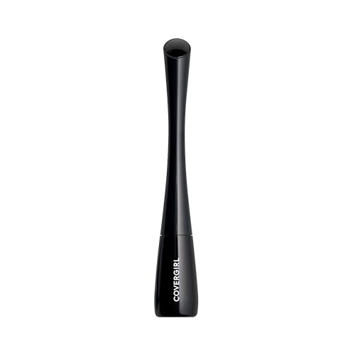 COVERGIRL Get In Line Liquid Eyeliner Black Vinyl 0.08 Fl oz Pack of 2