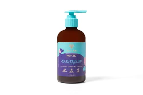 As I Am Born Curly Jelly for Kids - 8 oz Curl Definer with Jamaican Black Castor Oil