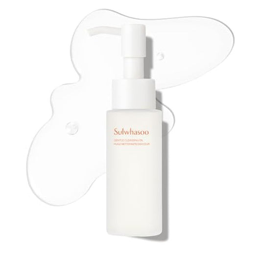 Sulwhasoo Gentle Cleansing Oil | Korean Oil Cleanser & Makeup Remover | Dissolves Waterproof Makeup & SPF | Hydrating Double Cleanse Face Wash for Dry & Sensitive Skin
