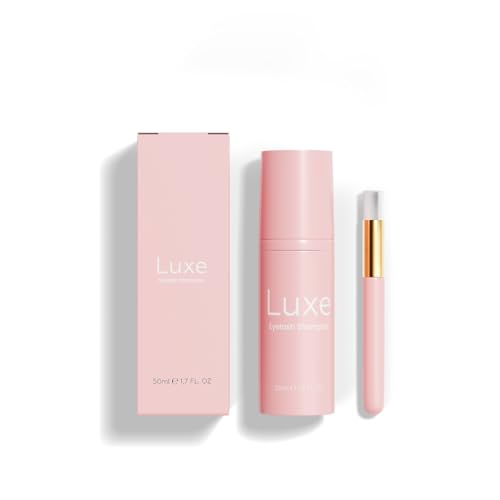 Luxe Cosmetics Eyelash Shampoo - Gentle, Sulfate-Free Hydrating Lash Cleanser