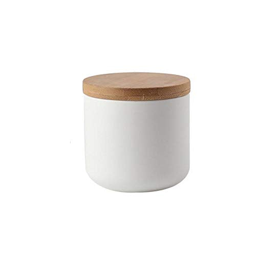 MilkyWay Ceramic Food Storage Jar with Airtight Bamboo Lid - 7.03oz