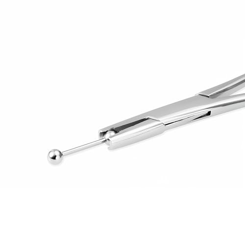 AccGin 4mm Piercing Clamps Tool for Nose, Ear, and Body Jewelry