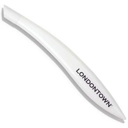 LONDONTOWN Cuticle Pusher Tool with Rubber Finish Tip for Nail Care