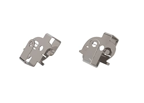 Camco Over-the-Cabinet Hooks - Stainless Steel, 2-Pack for ¾" Doors