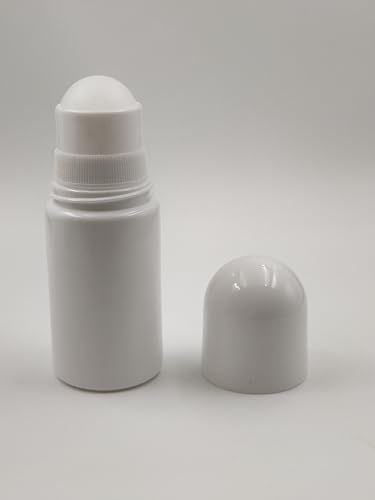 4-Pack 50mL Empty Roll-On Bottles for DIY Deodorants & Oils