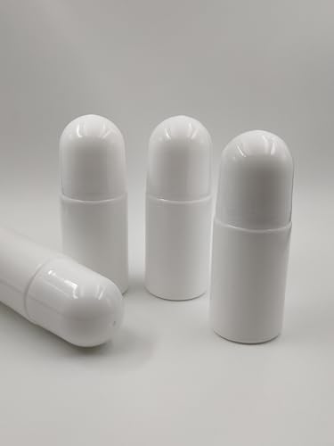 4-Pack 50mL Empty Roll-On Bottles for DIY Deodorants & Oils
