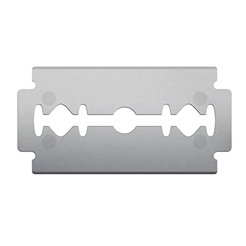 Vikings Blade Double Edge Safety Razor Blades - 10 Count, Platinum Coated Swedish Steel, Mild & Gentle Shaving