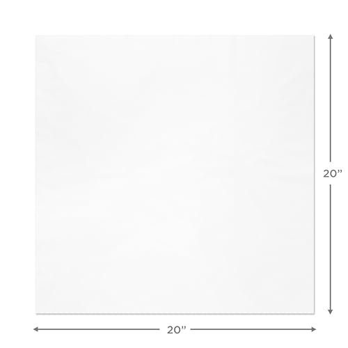 Hallmark Bulk White Tissue Paper - 100 Sheets for Gift Wrapping & Crafts