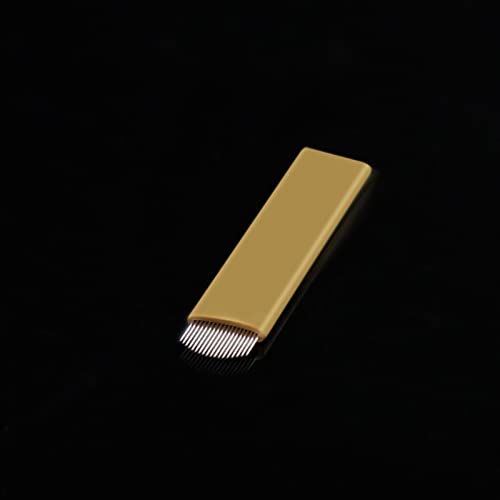 50pcs Disposable Microblading Needles 18U 0.18mm for Eyebrow Tattoo