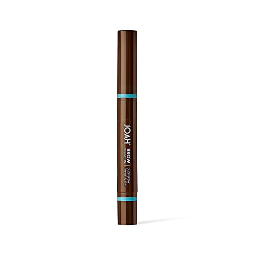 JOAH Dual Brow Pencil and Gel - Long-Lasting Vegan Soft Brown