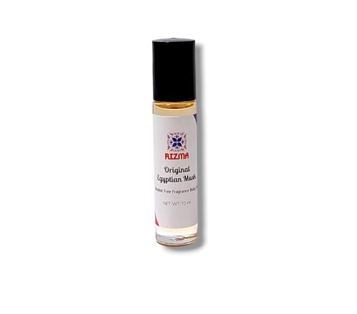 RIZMA Egyptian Musk Body Oil Uncut Alcohol-Free Perfume 10ml Roll-On
