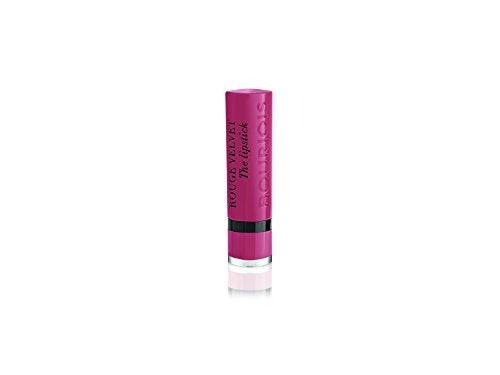 Bourjois Paris Rouge Velvet Lipstick 2.4g - Hyppink Chic, Long-Lasting Matte Lip Color