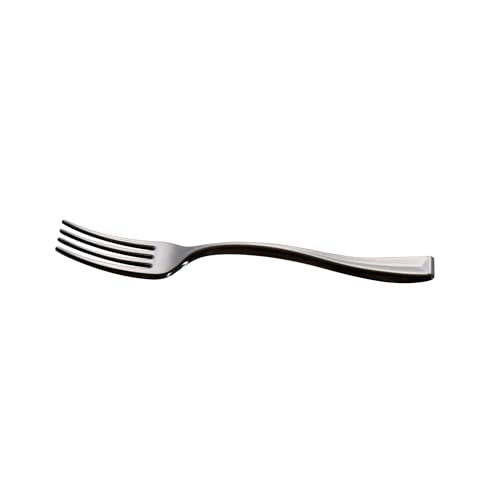 Black Plastic Mini Forks - 4 Inch Disposable Cutlery, 100 Pack