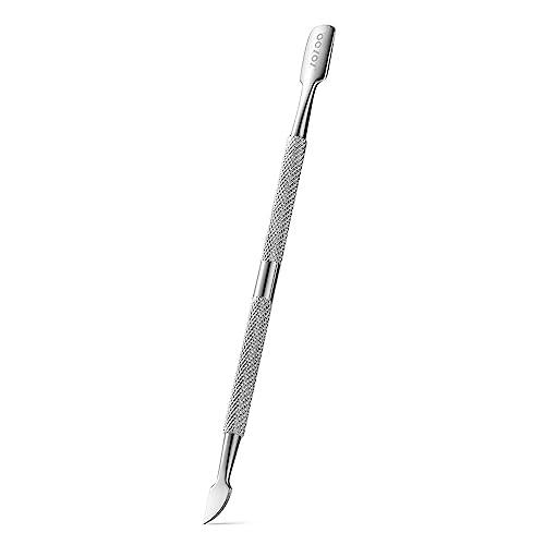 BEZOX Stainless Steel Cuticle Pusher - Double-Ended Manicure Tool
