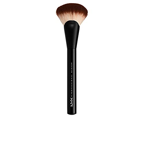 NYX Pro Fan Brush - Black, 1 Count for Flawless Powder Finish