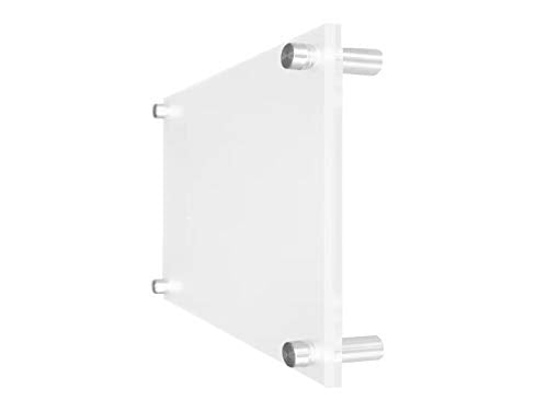 5x7 Floating Acrylic Picture Frame with Metal Standoff - Frameless Wall Display