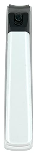 KAI Nail Clippers Type 001S - Stainless Steel Fingernail & Toenail Clipper with Catcher & File - Made in Japan