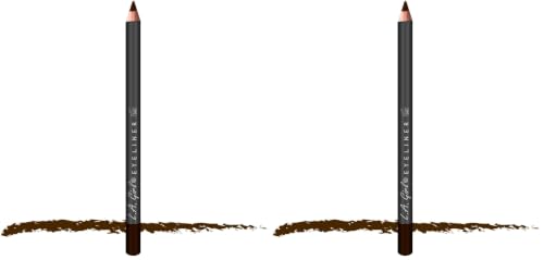 L.A. Girl Espresso Eyeliner Pencil Pack of 2 - 0.05 Ounce Long-Lasting, Smudge-Proof Makeup
