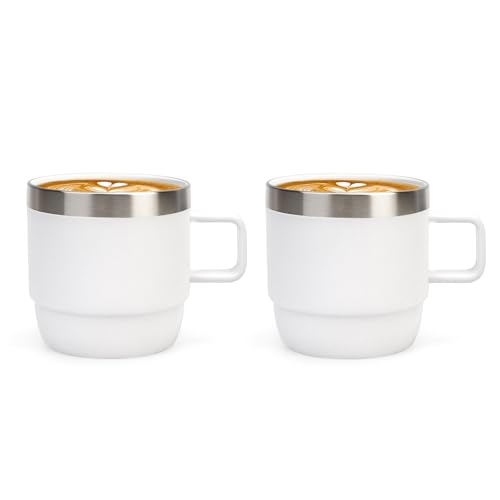 Zenbo 6 oz Double Wall Insulated Espresso Mug Set - 2 Pack