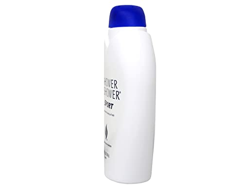 Shower to Shower Sport Absorbent Body Powder, 13 Ounce (Pack of 2)