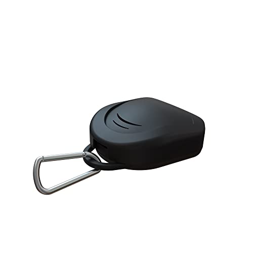 Ventilated Mouth Guard Case with Carabiner - Black
