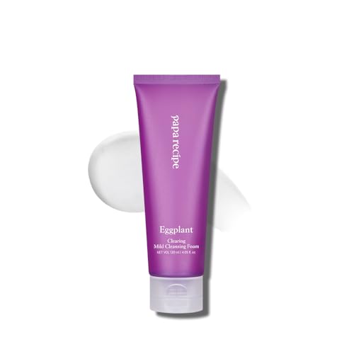 Papa Recipe Eggplant Moisturizing Facial Cleansing Foam for Sensitive Skin