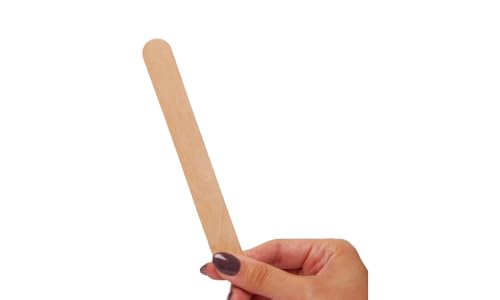 Wood Waxing Sticks for Hair Removal - 50 Count Wooden Spatulas