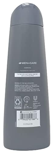 Dove Men+Care Charcoal Shampoo 12 oz - Pack of 2, Natural & Purifying