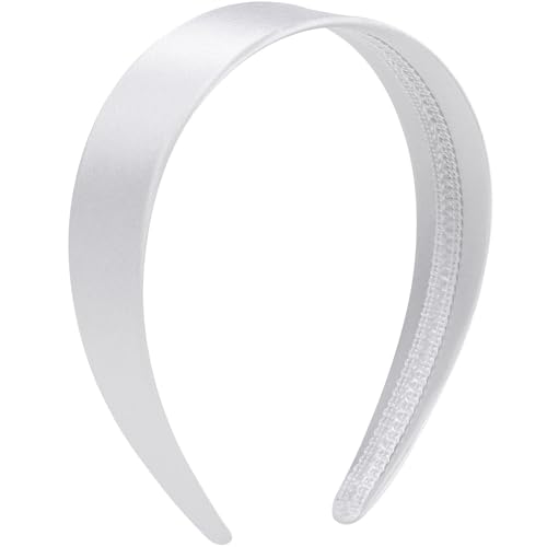 WantGor Satin Wide Headband for Women - Non-Slip Hair Accessory