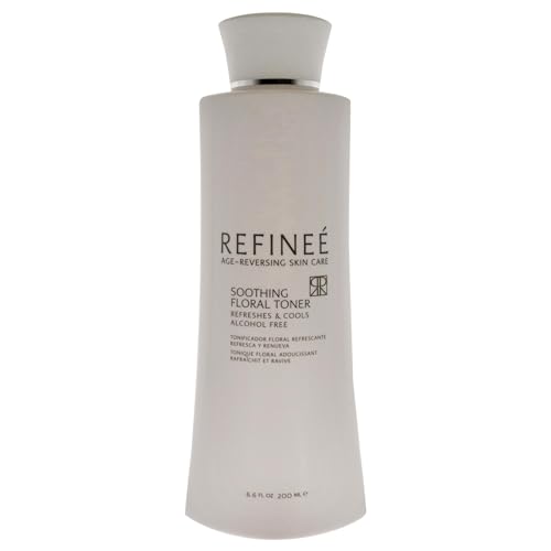 Refinee Alcohol-Free Floral Face Toner with Hydrating Rose Water, 6oz
