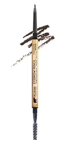 Kokie Micro-Fine Eyebrow Pencil in Chocolate Brown - Waterproof & Smudge-Proof