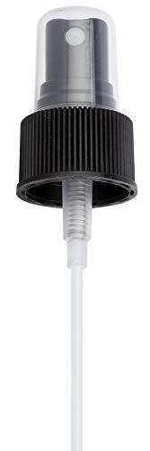 JUVITUS 24-410 Black Fine Mist Spray Top Closures - 12 Pack