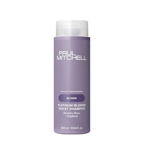 Paul Mitchell Platinum Blonde Violet Shampoo - Cucumber Melon Scent, 10.14 Fl Oz