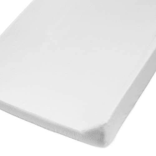HonestBaby Organic Cotton Changing Pad Cover - Bright White, One Size