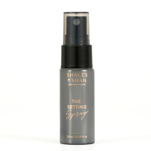 Shades by Shan Mini Setting Spray - Alcohol-Free, Vegan, Long-Wearing, Soft-Focus Finish