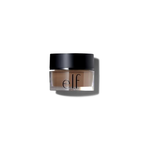 e.l.f. Lock On Liner & Brow Cream - Light Brown, Vegan & Long-Lasting