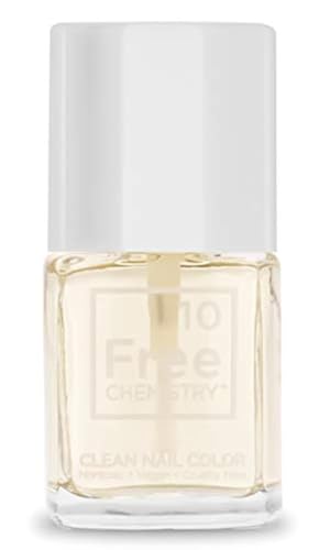 Plant-Based Clear Nail Polish Base Coat - Non-Toxic, Vegan, Long-Lasting