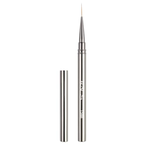 KADS Fine Liner Nail Brush Set with Metal Handle - 5 Sizes