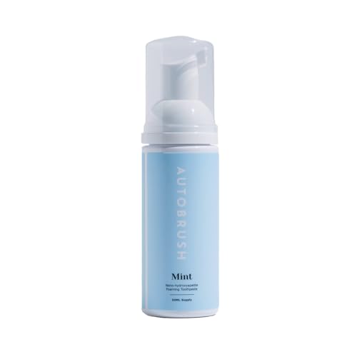 Autobrush Mint Foaming Toothpaste 1.69 Fl Oz - Fluoride-Free Whitening & Deep Cleaning