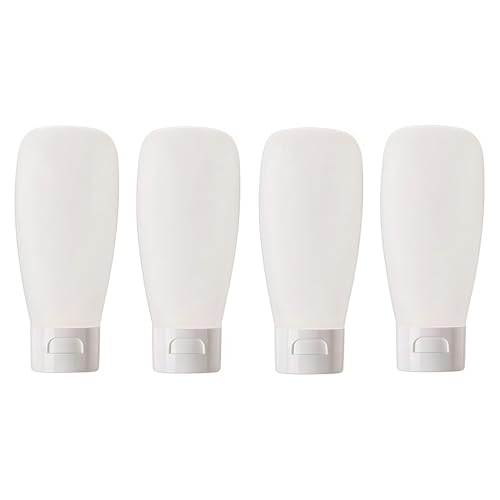 12-Pack 150ml Plastic Squeeze Tube Bottles with Flip Cap - Travel Containers for Shampoo & Lotion