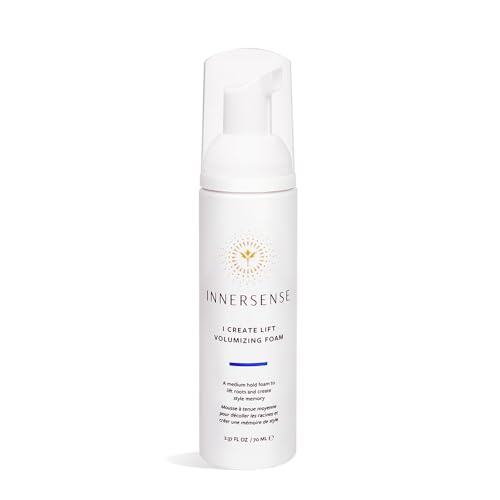 INNERSENSE Organic Volumizing Foam 2.37 Fl Oz | Root Lift & Body