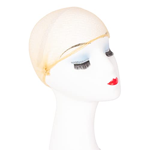 WeKen Blonde Invisible Hair Net 20 Inch - 100 Pcs Professional Food Service & Ballet Net