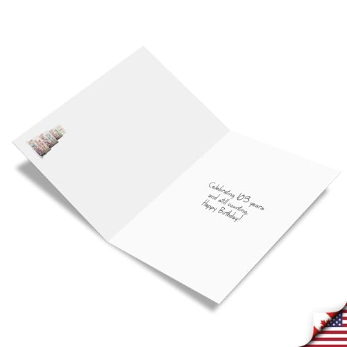 Jumbo Funny 103rd Birthday Card with Envelope - NobleWorks