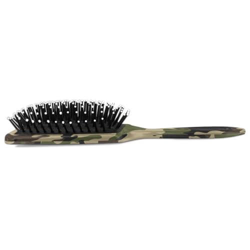LOMBARDIDEN Camo Detangling Hair Brush for Kids & Adults, Wet & Dry Hair