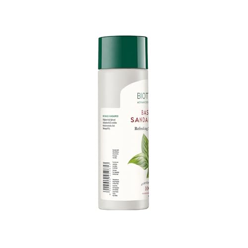 Biotique Basil & Red Sandalwood Body Talc - 180g for Smooth Skin