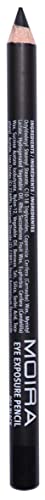 Moira Black Eye Exposure Pencil - Waterproof Eyeliner for Precise Definition