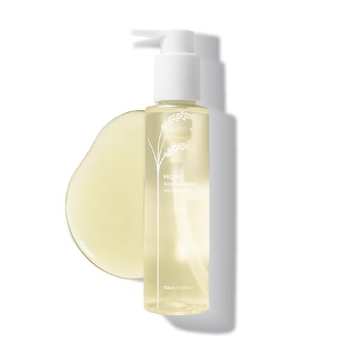 MIDHA Rice Bran Cleansing Oil - Gentle Makeup Remover & Deep Cleanser