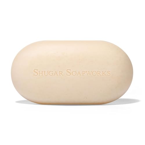Shugar Soapworks Oatmeal & Lemon Verbena Beauty Bar Soap - 5 oz Vegan Exfoliating Cleanser