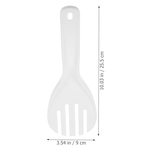 Hemoton 2pcs Non-Stick Rice Paddle Spoon Set - Durable Plastic Kitchen Utensils